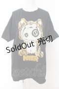 NieR Clothing / NieRちゃんptTシャツ XL 虎NieRちゃん（ブラック） O-24-12-31-1044-PU-TO-OW-ZT243