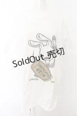 NieR Clothing / NieRちゃんptTシャツ XL なんでやねん（ホワイト） O-24-12-31-1045-PU-TO-OW-ZT243