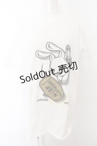 NieR Clothing / NieRちゃんptTシャツ XL なんでやねん（ホワイト） O-24-12-31-1045-PU-TO-OW-ZT243