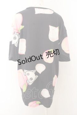 画像2: NieR Clothing / 【ももしき×NieR Clothing】コラボデザインBLACK CUTSEW F ブラック O-24-12-31-1052-PU-TS-OW-ZT277