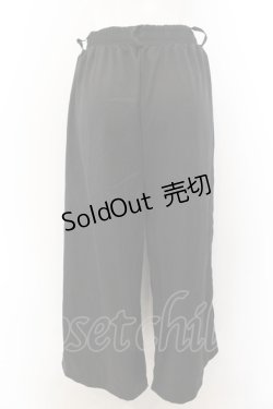 画像3: 【SALE】NieR CLOTHING / 刺繍入りパンツ  ブラック O-24-12-31-1056-PU-PA-OW-ZT302