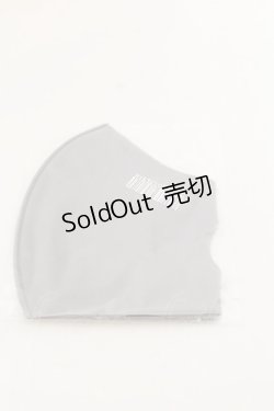 画像1: NieR CLOTHING / 手洗い可能エコマスク  バーコード（グレー） O-24-12-31-1148-PU-ZA-OW-ZT394-F002