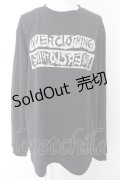 NieR Clothing / プリントカットソー LL ロゴ（ブラック） O-24-12-31-1036-PU-TO-OW-ZT243
