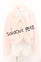 Angelic Pretty / リボンパールファーボレロ  ピンク O-25-01-06-025-AP-CO-OW-OS