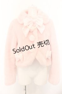 Angelic Pretty / リボンパールファーボレロ  ピンク O-25-01-06-025-AP-CO-OW-OS