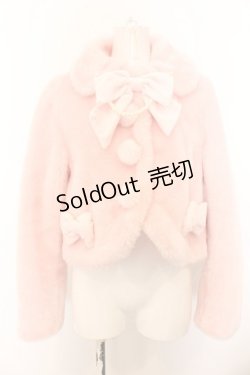 画像1: Angelic Pretty / リボンパールファーボレロ  ピンク O-25-01-06-025-AP-CO-OW-OS