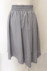 画像3: 【SALE】axes femme POETIQUE / チャイナボタンイレヘムスカート M ブルーグレー O-25-01-07-036-AX-SK-IG-ZH (3)