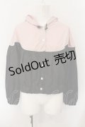 MILK / マシュマロジャケット  クロ×ピンク O-25-01-07-045-ML-JA-OW-OS