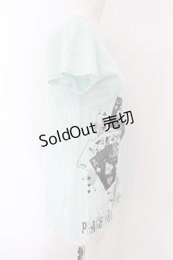 画像2: PEACE NOW / トランププリントTシャツ M ミント O-25-01-07-059-PU-TS-IG-ZT248