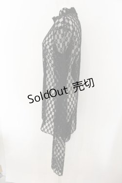 画像2: alice auaa / 総レーストップス 1 ブラック O-25-01-07-077-AA-TO-OW-OS