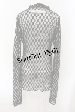 画像3: alice auaa / 総レーストップス 1 ブラック O-25-01-07-077-AA-TO-OW-OS
