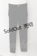 MILKBOY / フリンジ PANTS パンツ  ブラック O-25-01-09-001-MB-PA-IG-ZI
