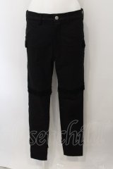 MILKBOY / フリンジ PANTS パンツ  ブラック O-25-01-09-001-MB-PA-IG-ZI