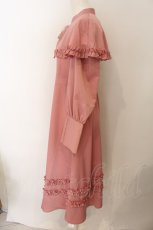 画像2: 【SALE】FLC / MINA*ケープワンピース M ピンク O-25-09-03-1004-LO-OP-IG-ZT024 (2)