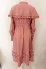 画像3: 【SALE】FLC / MINA*ケープワンピース M ピンク O-25-09-03-1004-LO-OP-IG-ZT024 (3)