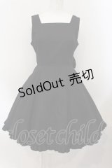 Moi-meme-Moitie / 薔薇十字架レースバッスルジャンパースカート 9 ブラック O-25-01-09-006-MO-OP-IG-OS