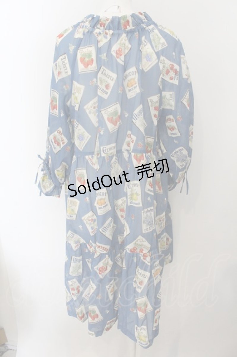 画像3: Jane Marple / My favorite labelsティアードドレス M ブルー O-25-01-09-024-JM-OP-IG-OS (3)