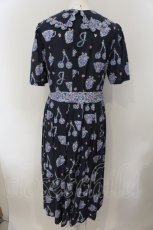 画像3: Jane Marple / Bonjour Millefleursのコレットドレス M ネイビー O-25-01-09-025-JM-OP-IG-ZT358 (3)