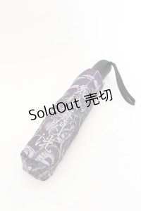 Qutie Frash / ワンタッチ折りたたみ傘  パープル O-25-05-30-1102-QU-ZA-IG-ZT386