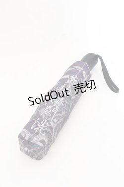 画像1: Qutie Frash / ワンタッチ折りたたみ傘  パープル O-25-05-30-1102-QU-ZA-IG-ZT386