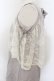 画像3: axes femme POETIQUE / レースデザイン肩開きワンピース M グレー O-25-01-10-065-AX-OP-IG-OS (3)