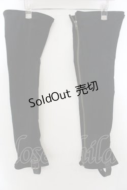 画像1: Na+H / ブーツカバー  ブラック O-25-05-27-1039-PU-SH-OW-ZT444