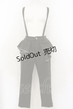 画像1: axes femme POETIQUE / パイピングペプラムパンツ M グリーン O-25-01-10-024-AX-PA-IG-OS