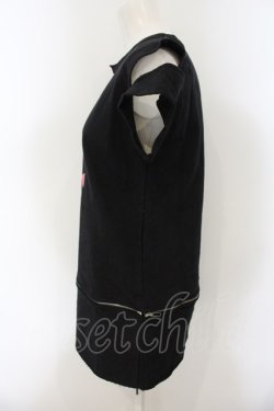 画像2: GLAVIL / スカルチェリーカットオフTシャツ  ブラック O-25-01-13-039-PU-TS-IG-ZT277
