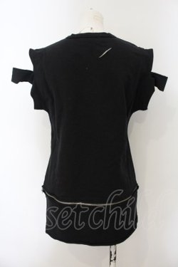画像3: GLAVIL / スカルチェリーカットオフTシャツ  ブラック O-25-01-13-039-PU-TS-IG-ZT277