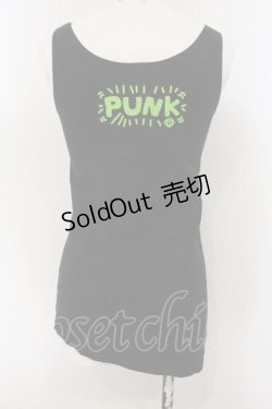 画像2: SUPER LOVERS / ロゴタンク  ブラック×グリーン O-25-01-13-048-PU-TO-IG-ZT366