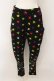 画像1: LISTEN FLAVOR / スターニットサルエルパンツ  ブラック O-25-01-13-060-PU-PA-IG-ZT302 (1)