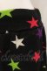 画像2: LISTEN FLAVOR / スターニットサルエルパンツ  ブラック O-25-01-13-060-PU-PA-IG-ZT302 (2)