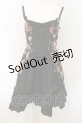 Victorian maiden / ローズスカラップジャンパースカート  クロ O-25-01-13-080-CL-OP-OW-OS