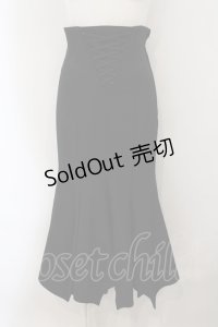 ATELIER BOZ / ストレッチロワールグランシェマーメイドスカート  ブラック O-25-01-13-012-EL-SK-IG-OS