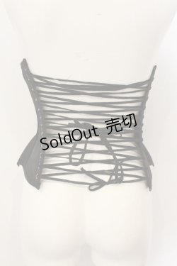 画像3: PureOne Corset Works / サテンコルセット  ブラック O-25-01-16-031-GO-TO-IG-ZY