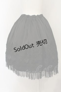 画像4: abilletage / nobleレースミディアムスカート  ブラック O-25-01-16-005-GO-SK-IG-ZI