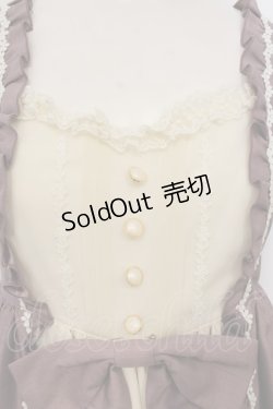 画像2: ALICE and the PIRATES / ドロシーさんのベビードールジャンパースカート  ラベンダー×アイボリー O-25-01-16-007-PA-OP-IG-OS