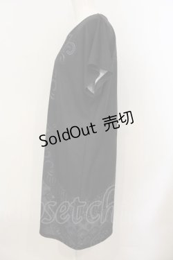 画像2: abilletage / Tシャツワンピース(black lace）  ブラック O-25-01-16-012-GO-OP-IG-OS