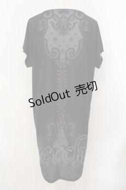 画像3: abilletage / Tシャツワンピース(black lace）  ブラック O-25-01-16-012-GO-OP-IG-OS