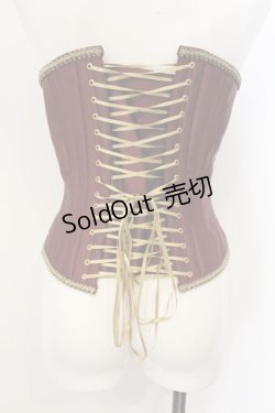 画像3: Baby Doll Tokyo / バストコルセット M ワイン O-25-01-16-018-LO-TO-IG-ZY