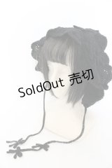 merry jenny / りぼんたくさんヘッドドレス  クロ O-25-01-17-049-LO-AC-IG-OS