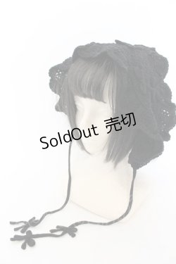 画像1: merry jenny / りぼんたくさんヘッドドレス  クロ O-25-01-17-049-LO-AC-IG-OS