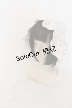 画像1: merry jenny / りぼんたくさんヘッドドレス  シロ O-25-01-17-050-LO-AC-IG-OS