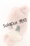 axes femme POETIQUE / くまみみファーキャップ  ピンク O-25-05-30-1086-AX-AC-OW-ZT-K019