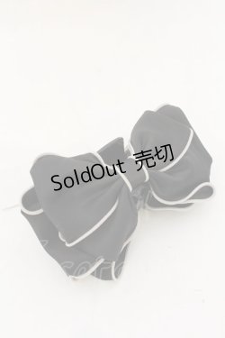 画像1: axes femme / ビッグリボンクリップ  クロ O-25-05-30-1094-AX-AC-OW-OS