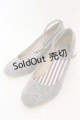 axes femme / 2wayパンプス L グレー O-25-01-17-094-AX-SH-OW-ZT-K003