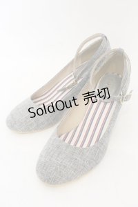 axes femme / 2wayパンプス L グレー O-25-01-17-094-AX-SH-OW-ZT-K003