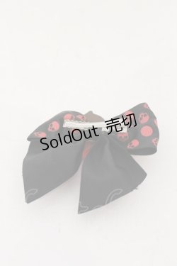 画像2: KREEP SVILLE666 / スカルチェリーリボンクリップ  レッド O-25-05-30-1100-PU-AC-IG-ZT394-F003