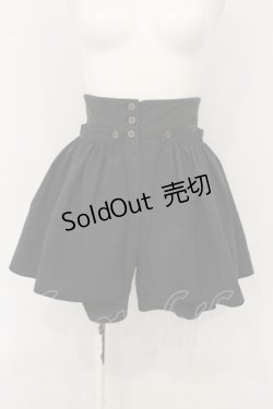 画像1: ATELIER BOZ / アヴェンティショートパンツ  ブラック O-25-01-18-001-EL-PA-IG-OS