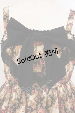 画像2: ALICE and the PIRATES / 追憶のオーナメントローズ柄ジャンパースカートII  ウエストリボン付属 O-25-01-18-003-PA-OP-IG-OS